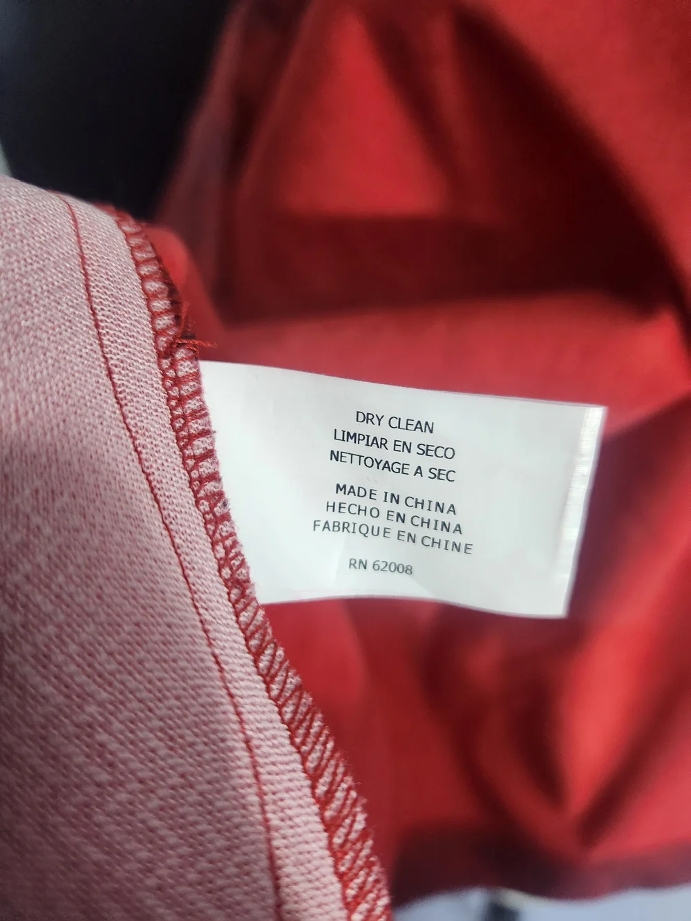 Red Stud Leather Jacket - Picture 6 of 7